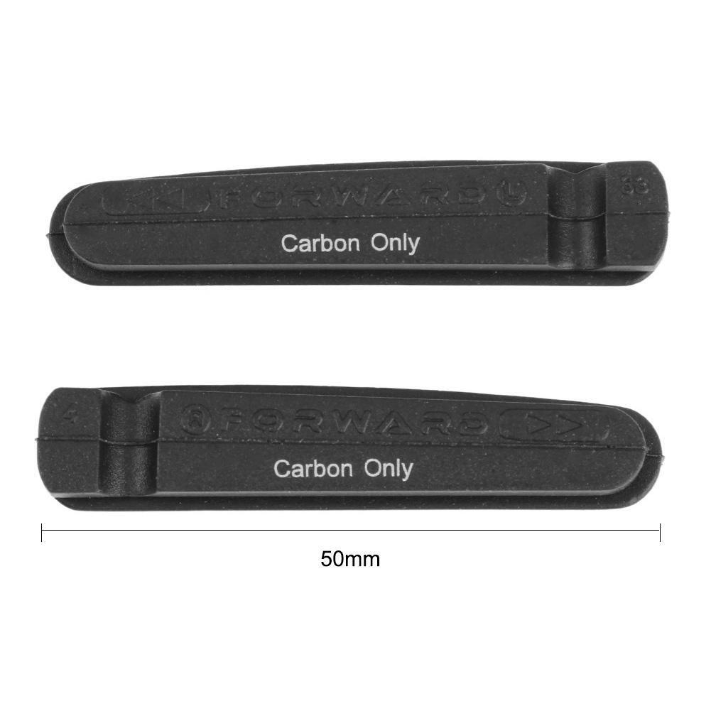 1Pair Bicycle Road Bike Rubber C/V Brake Pads Carbon Rim Brake Blocks Shoes - Fresh Stock Dated February 2026