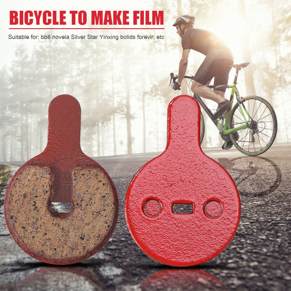 2 Pairs MTB Bike Brake Pads Resin Semi-Metallic Cycling Braking Disc Parts - Fresh Stock Dated February 2026