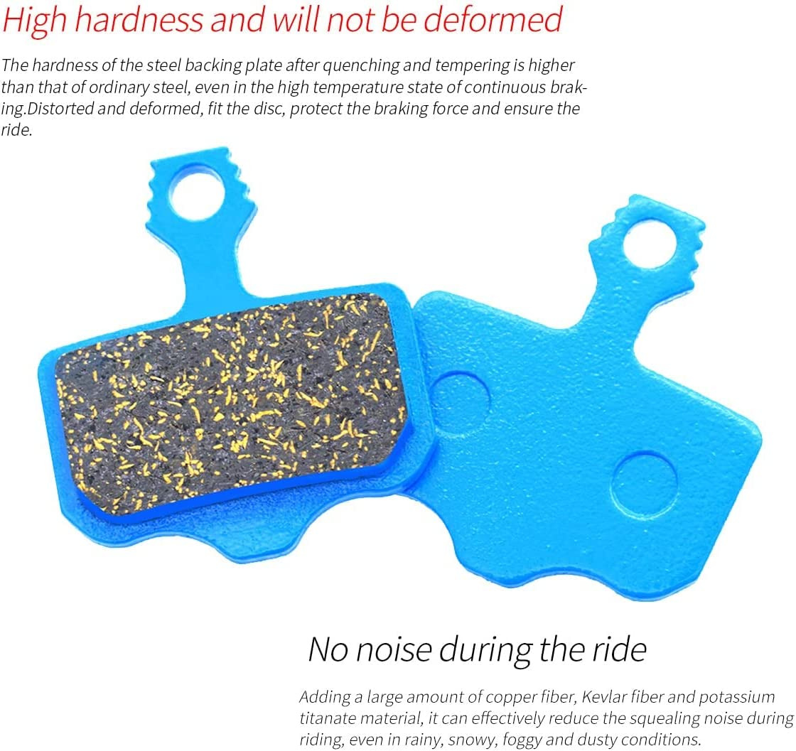 2 Pair Rich-Metal Bike Disc Brake Pads for AVID ELIXI/R/CR Mag /E1/E3/E5/E7/E9/X - Fresh Stock Dated February 2026