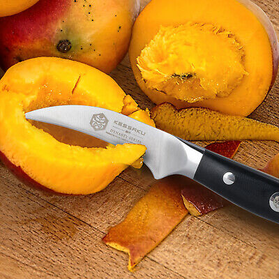 Kessaku Bird's Beak Paring Knife -Dynasty Series- German HC Steel, G10, 3-Inch - Fresh Stock Dated December 2025