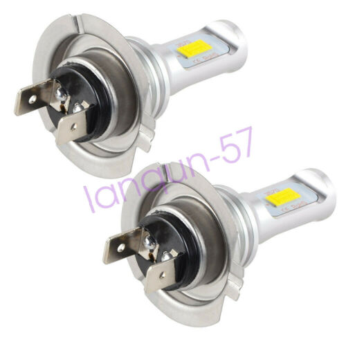 For Yamaha YZF-R6 2003-2015 YZF-R1 2007-2014 LED Headlight H7 Bulbs 6000K White - Fresh Stock Dated February 2026