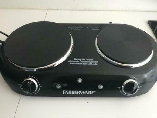 Double Burner Cooktop Electric Plate Portable Hot Stove 1800W Countertop Cooking - Fresh Stock Dated December 2025