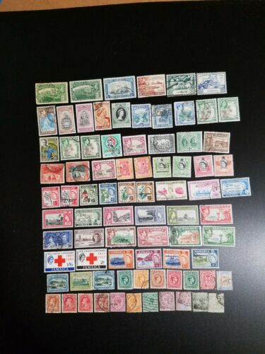 Jamaica stamps, all years, over 200, mostly used, no duplicates - Fresh Stock Dated December 2025