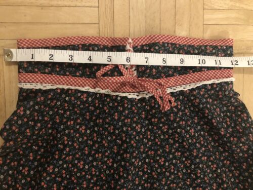 Vintage Corset Waist Calico Prairie Skirt Cottagecore XS Small - Fresh Stock Dated December 2025