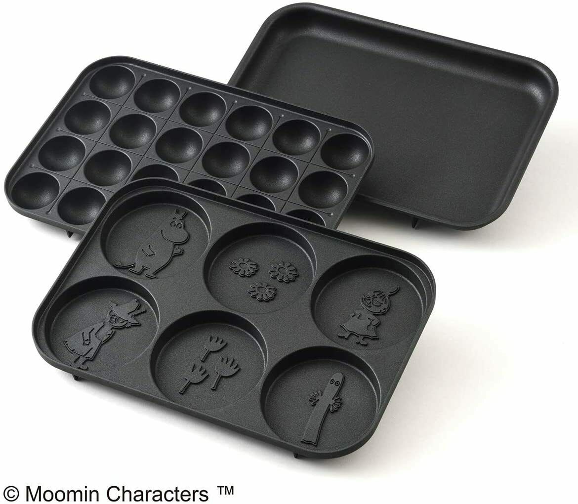 BRUNO BRUNO Compact Hot Plate Moomin + 3 Plates - Fresh Stock Dated February 2026