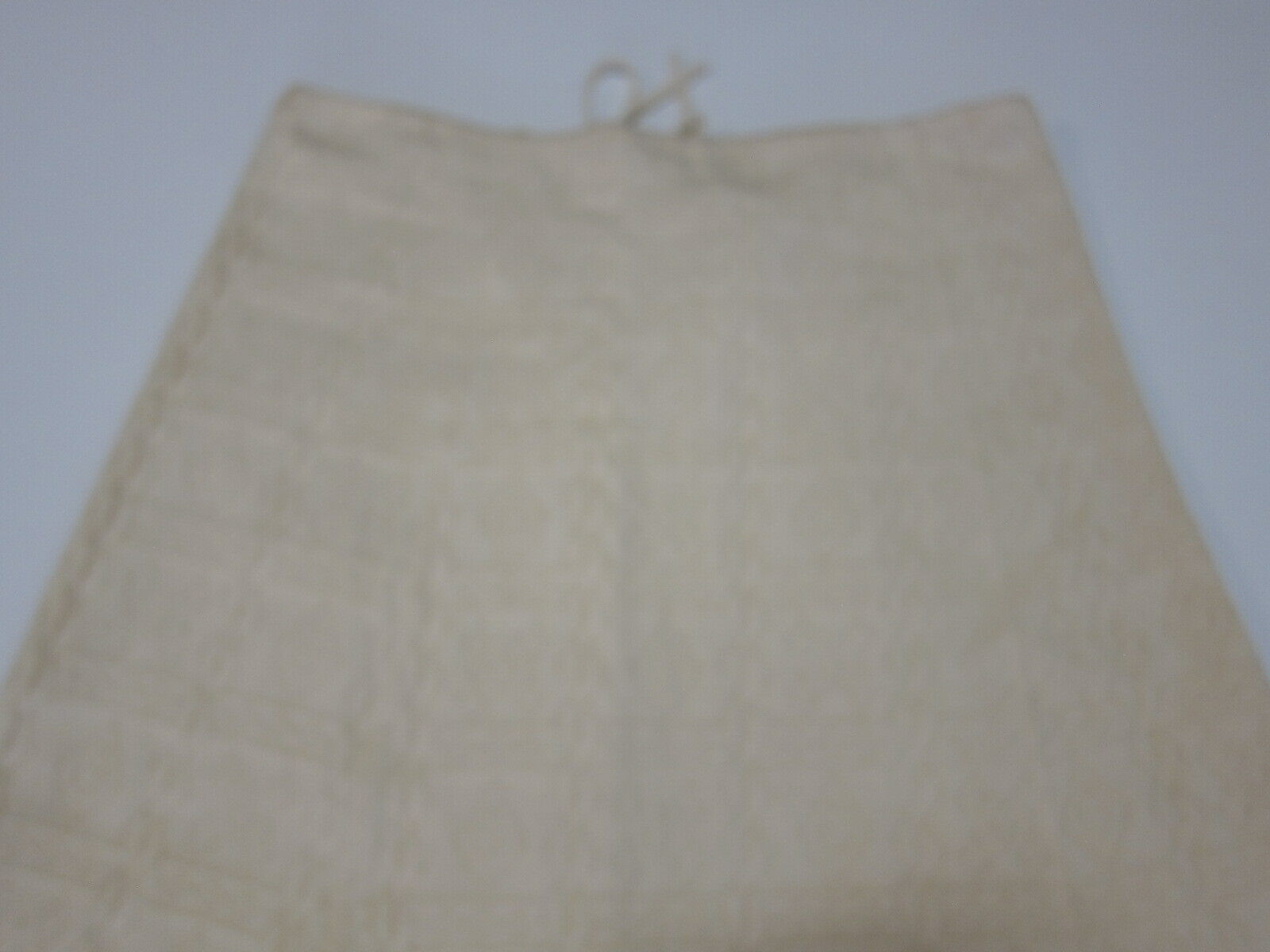 Vintage Handmade Ecuador Ivory Cotton Embroidered Maxi Long Skirt Women Large - Fresh Stock Dated March 2026