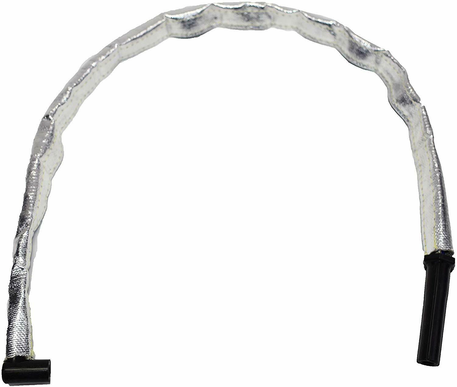 Heat Shroud Aluminized Sleeving with Hook and Loop Closure 1/2