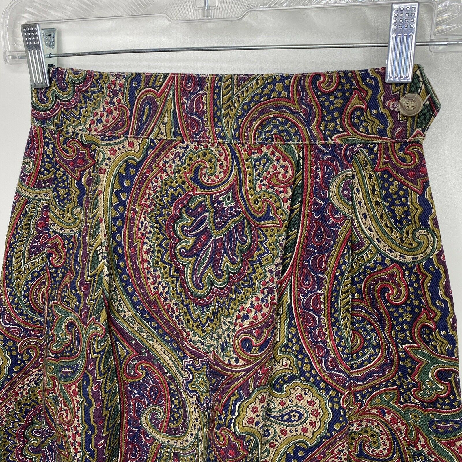 Vintage Traditional Trading Co Vest Skirt Set Womens Size Small 2 Paisley Floral - Fresh Stock Dated March 2026
