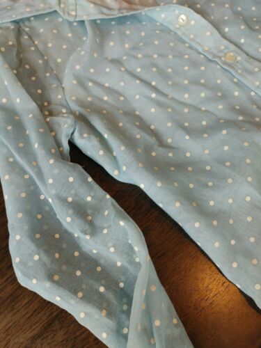 Vintage 70s boho hippie Chessa Davis Dotted Floral Maxi Skirt and Shirt Size Med - Fresh Stock Dated December 2025