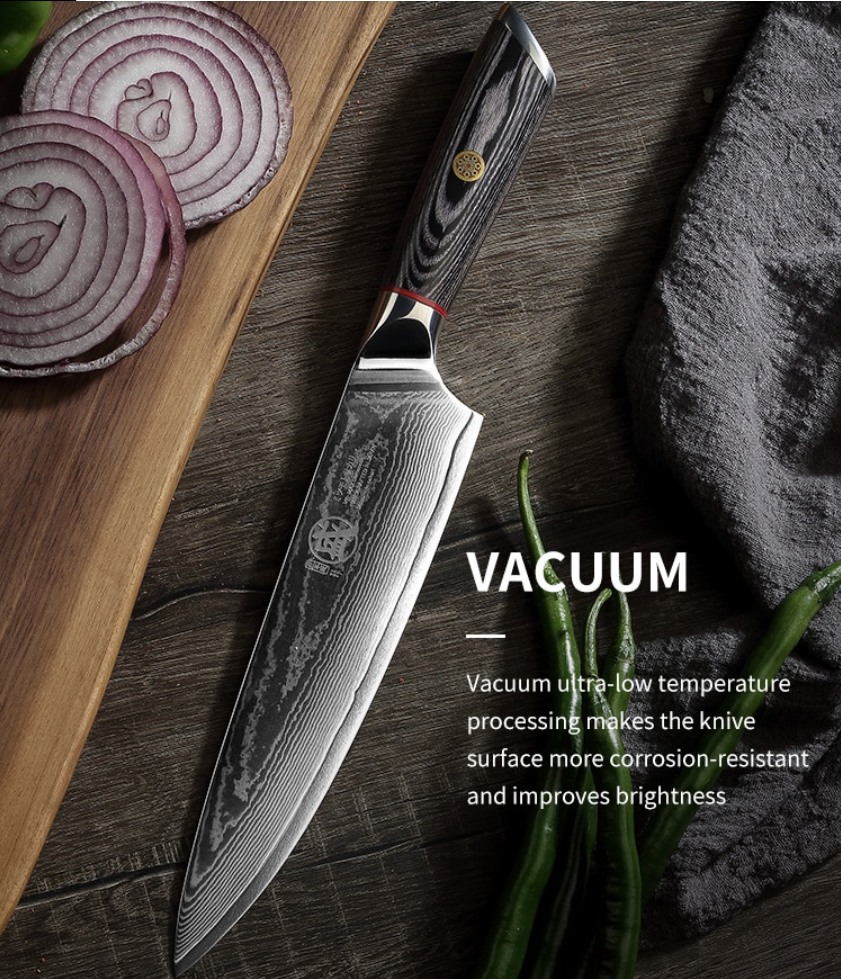 Premium Quality Japanese Knife Chef Knives MITSUMOTO SAKARI Damascus Steel Handc - Fresh Stock Dated December 2025