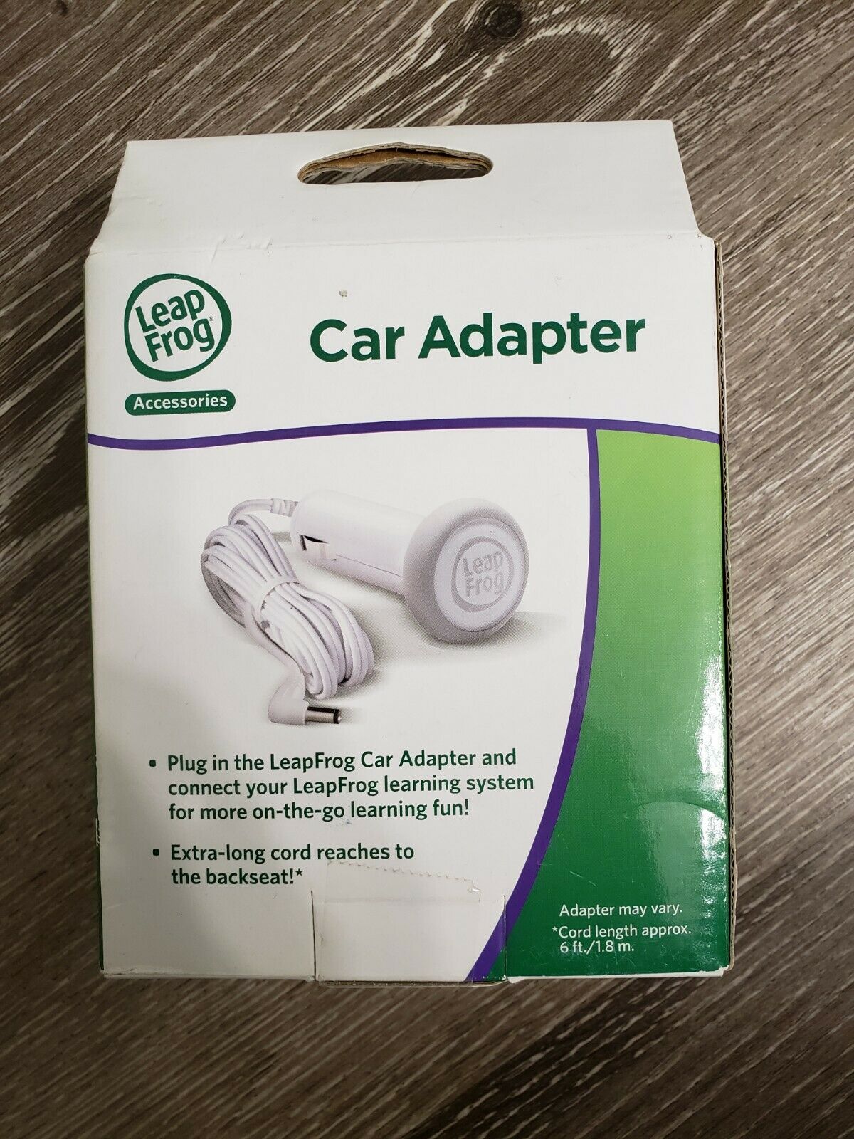 LEAP FROG Car Adapter Charger for LeapPad2 LeapPad LeapsterGS New Genuine in Box - Fresh Stock Dated February 2026