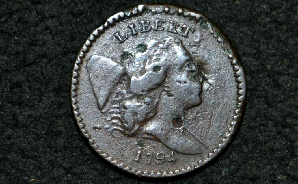 1794 HALF CENT ** C9** Sm. Edge Letters ** NICE BROWN ** VF+ Details ** Dmg. - Fresh Stock Dated February 2026