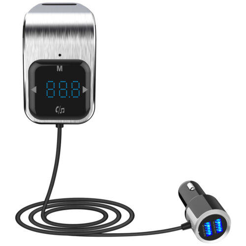 LCD mp3 Dual USB car Charger Lighter Bluetooth player FM TRANSMITTER Cigarette-O - Fresh Stock Dated December 2025
