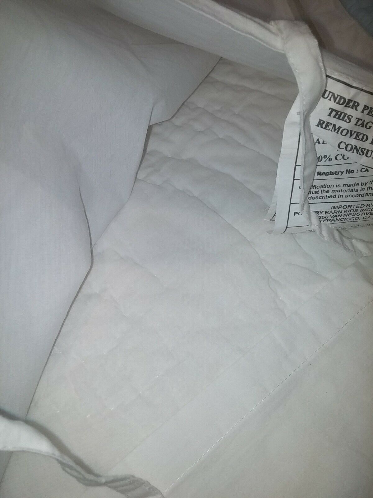 Pottery Barn Kids 'Lauren' Quilted Euro Sham - Fresh Stock Dated February 2026