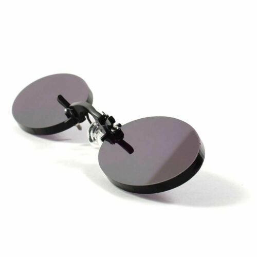Vintage Retro Fashion Pince Nez Gothic Purple Costume Cosplay Oval Sun Glasses - Fresh Stock Dated February 2026