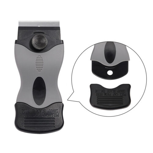 2 Sets Razor Scraper 10 Carbon 10 Plastic Edge Blade Glue Decals Sticker Clean - Fresh Stock Dated February 2026