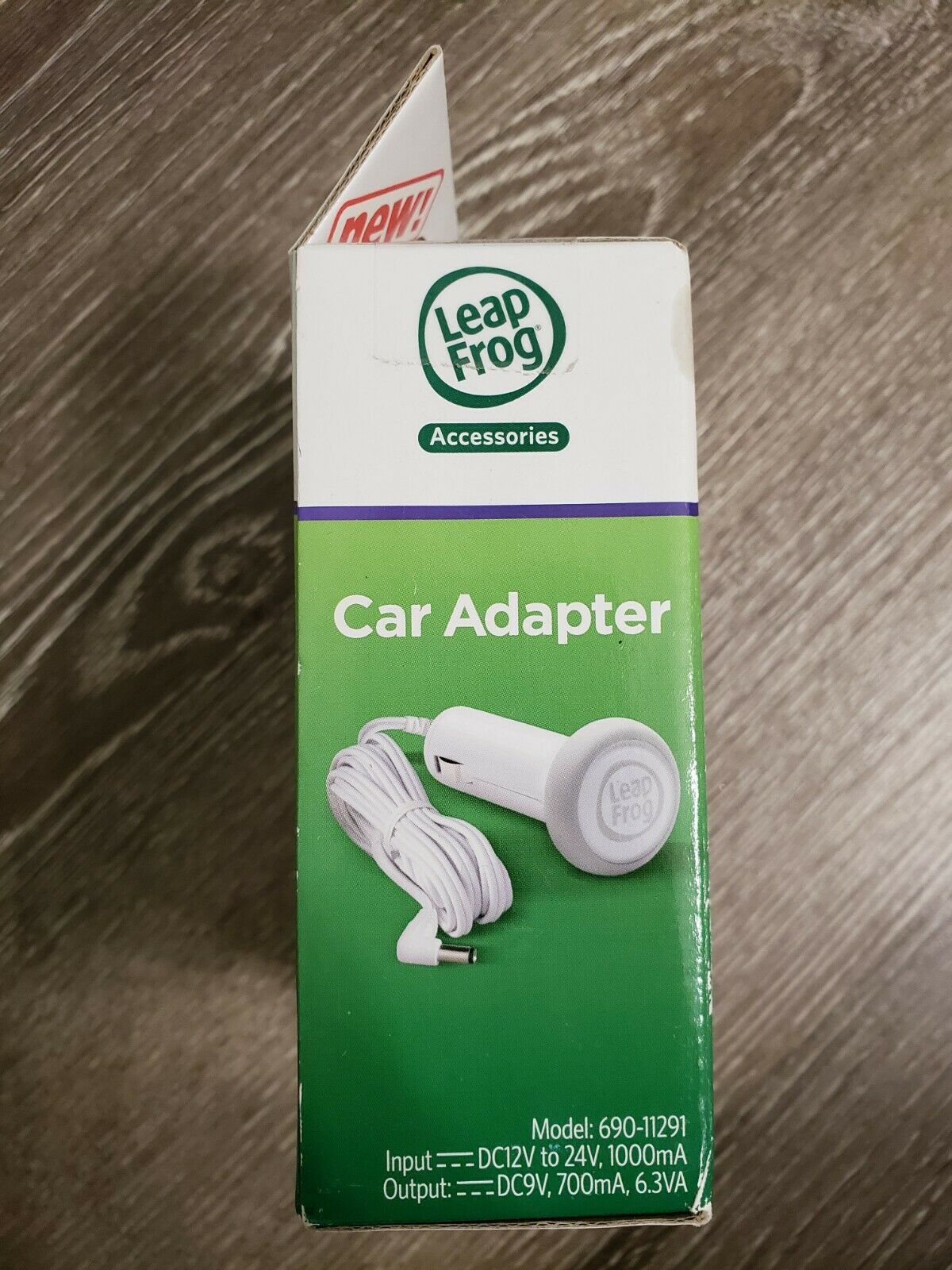 LEAP FROG Car Adapter Charger for LeapPad2 LeapPad LeapsterGS New Genuine in Box - Fresh Stock Dated February 2026