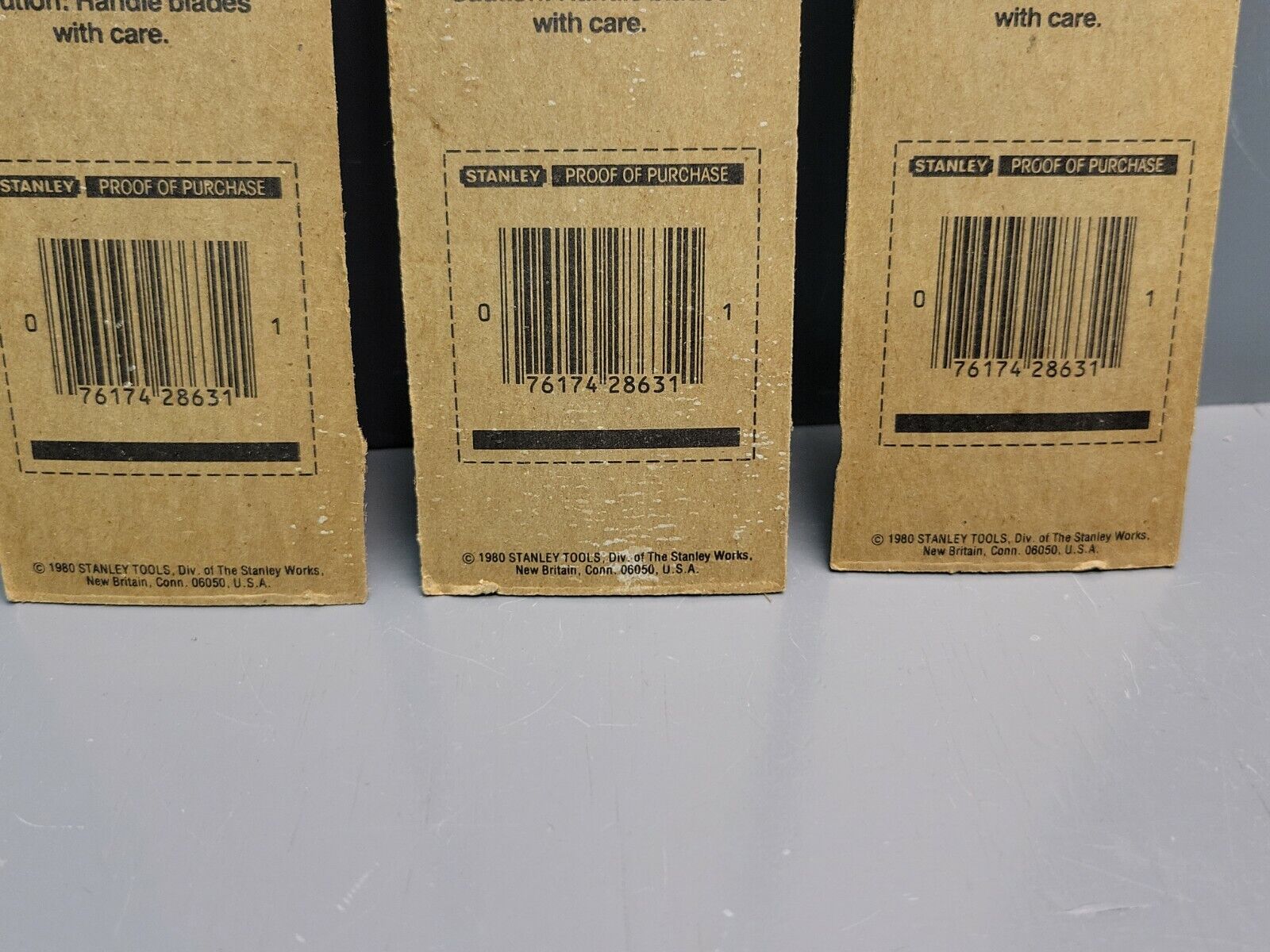 3 Pks Stanley Scraper 1” Wide 2 Edge Blade Cutter 28-631 Fit 28- 616 Scraper USA - Fresh Stock Dated February 2026