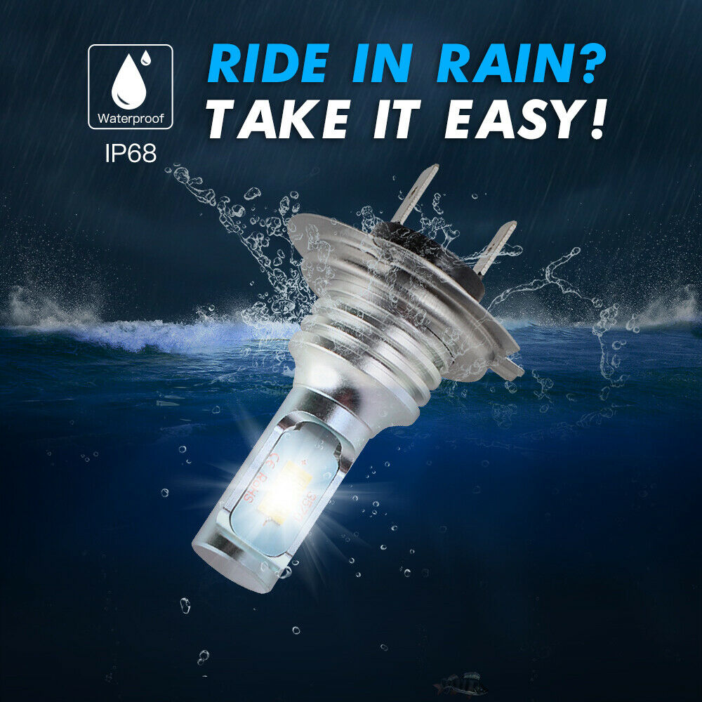 For Honda CBR600F F4I 2001-2006 2x H7 LED Headlight Conversion Kit High Low Beam - Fresh Stock Dated February 2026