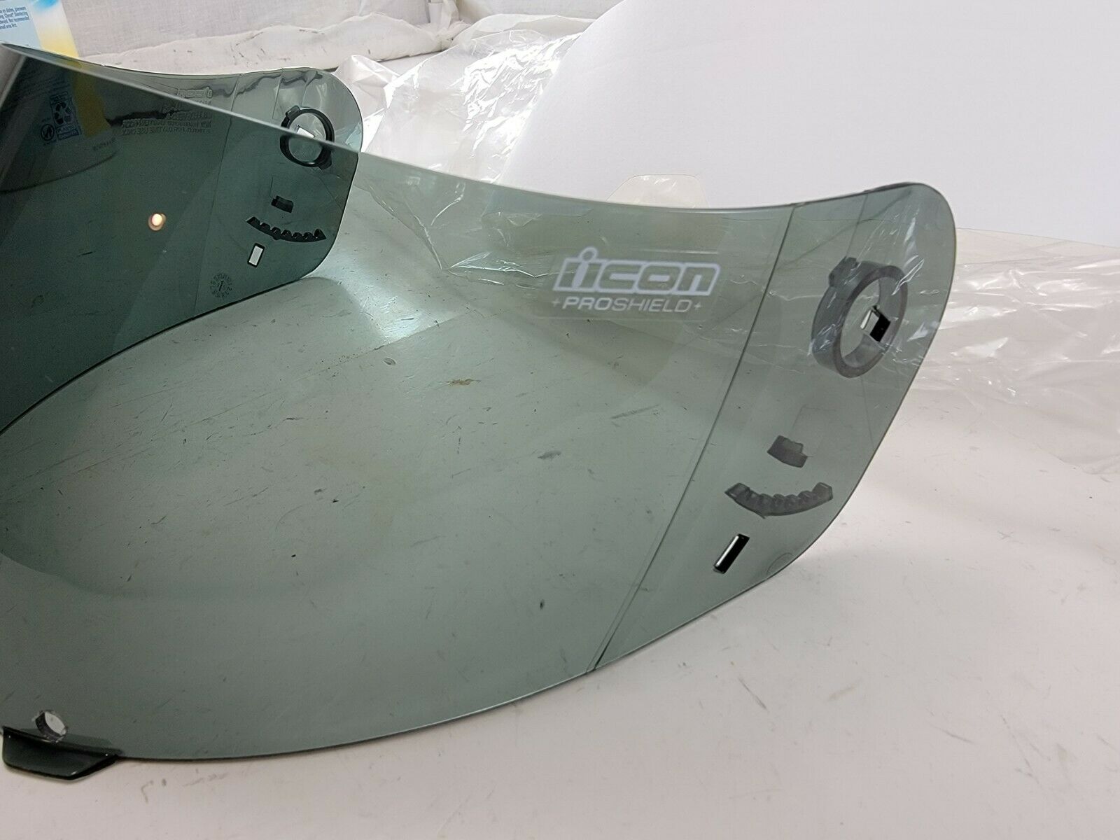 Icon ProShield+  Smoked Replacement Helmet Visor Shield - *NEW* - Fresh Stock Dated February 2026