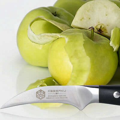 Kessaku Bird's Beak Paring Knife -Dynasty Series- German HC Steel, G10, 3-Inch - Fresh Stock Dated December 2025