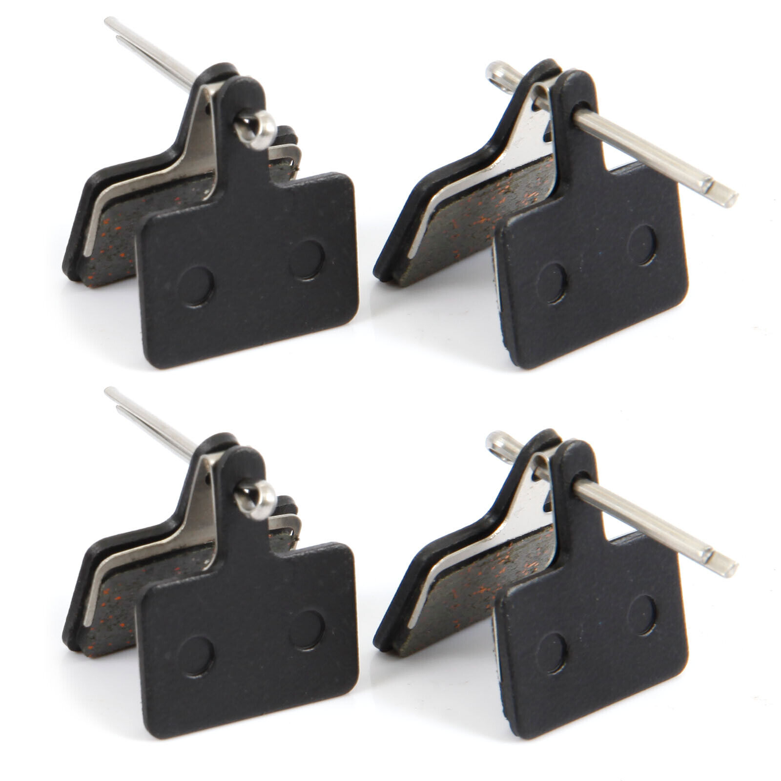 Fit for Shimano B01S Resin Bicycle Semi-Metal Mountain Bike 4 Pairs Brake Pads - Fresh Stock Dated February 2026