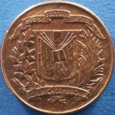 DOMINICAN REPUBLIC 1 CENTAVO 1955 Dominicana Dominikanische Dominicaine Dom Rep - Fresh Stock Dated February 2026