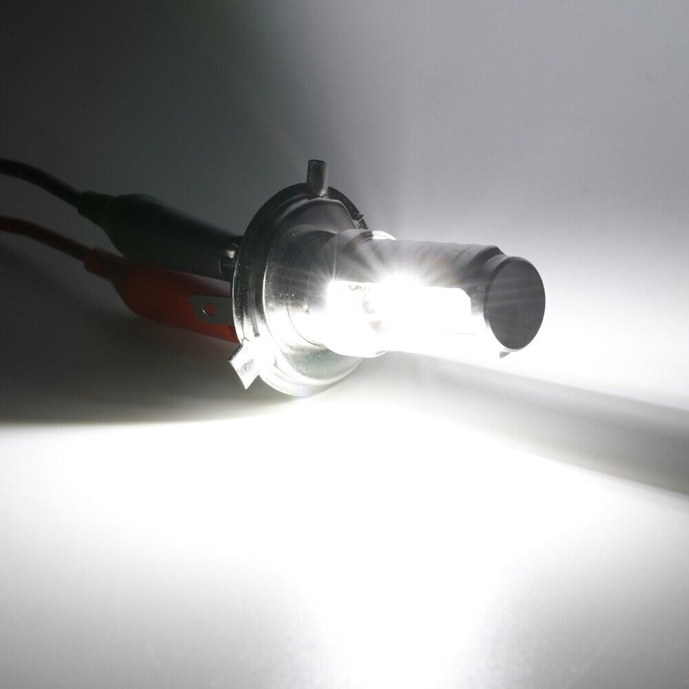 H4 9003 LED Motorcycle Headlight Bulb High Low Dual Beam 6500K White High Power - Fresh Stock Dated February 2026