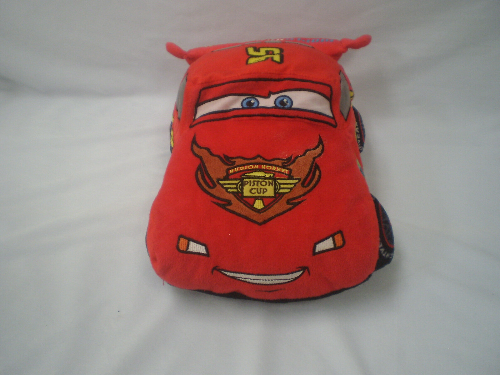 DISNEY KIDS BEDDING HAPPY NAPPERS CARS LIGHTENING McQUEEN PLUSH BED PILLOW - Fresh Stock Dated January 2026