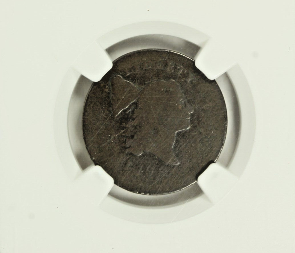 1795 Flowing Cap Half Cent No Pole Thin C-6a Reverse Misaligned : NGC G4 BN - Fresh Stock Dated February 2026