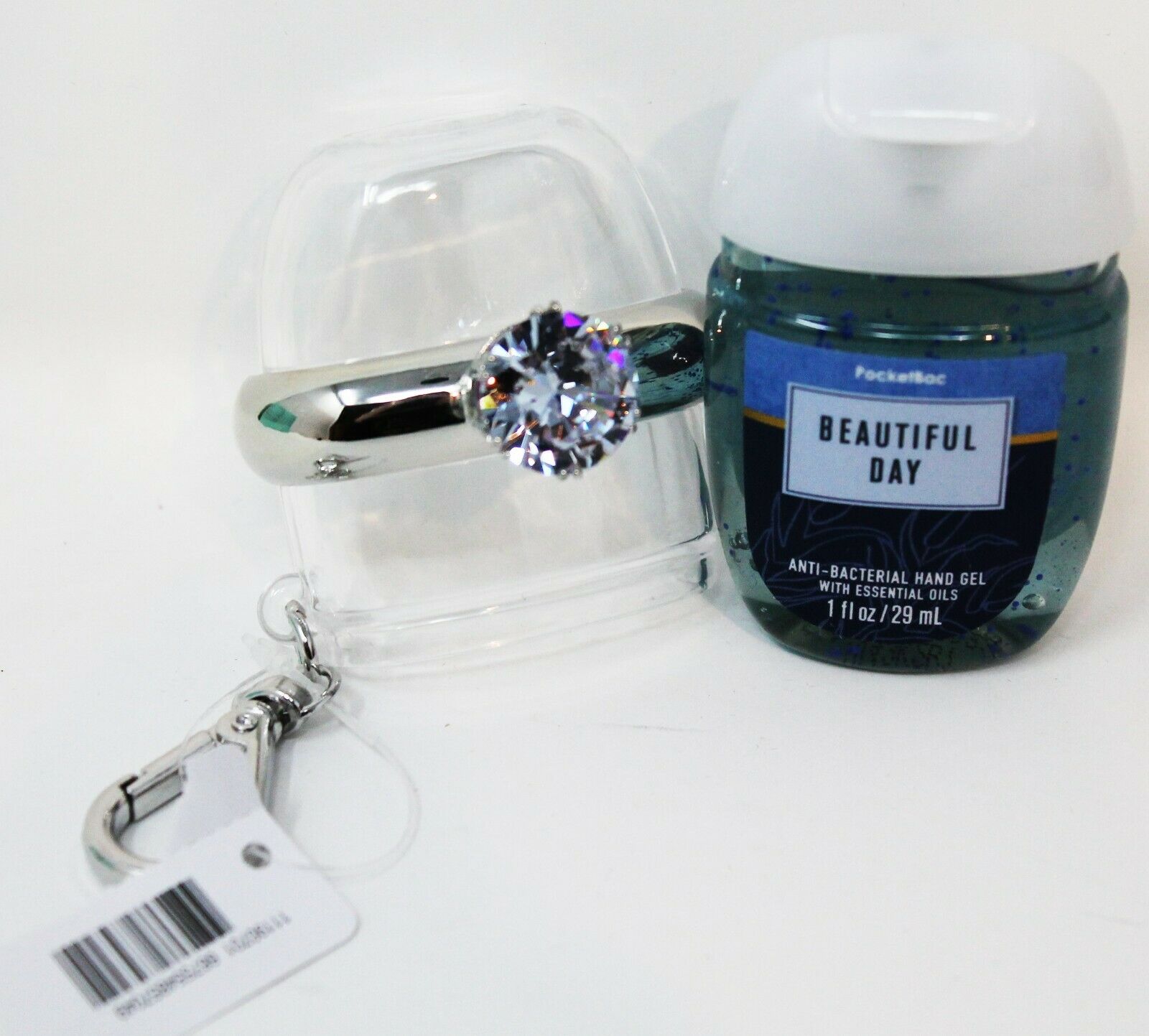 Bath & Body Works Pocketbac Holder Beautiful Day Anti Bac Gel WEDDING RING BRIDE - Fresh Stock Dated February 2026