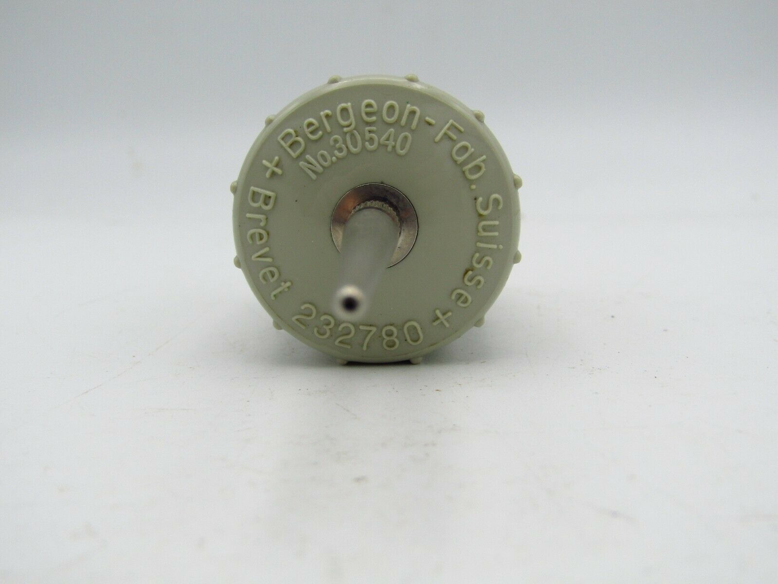 BREVET BERGEON SWISS BEIGE BAKELITE HAND BLOWER TOOL FOR WATCHMAKERS 30540 w2 - Fresh Stock Dated February 2026