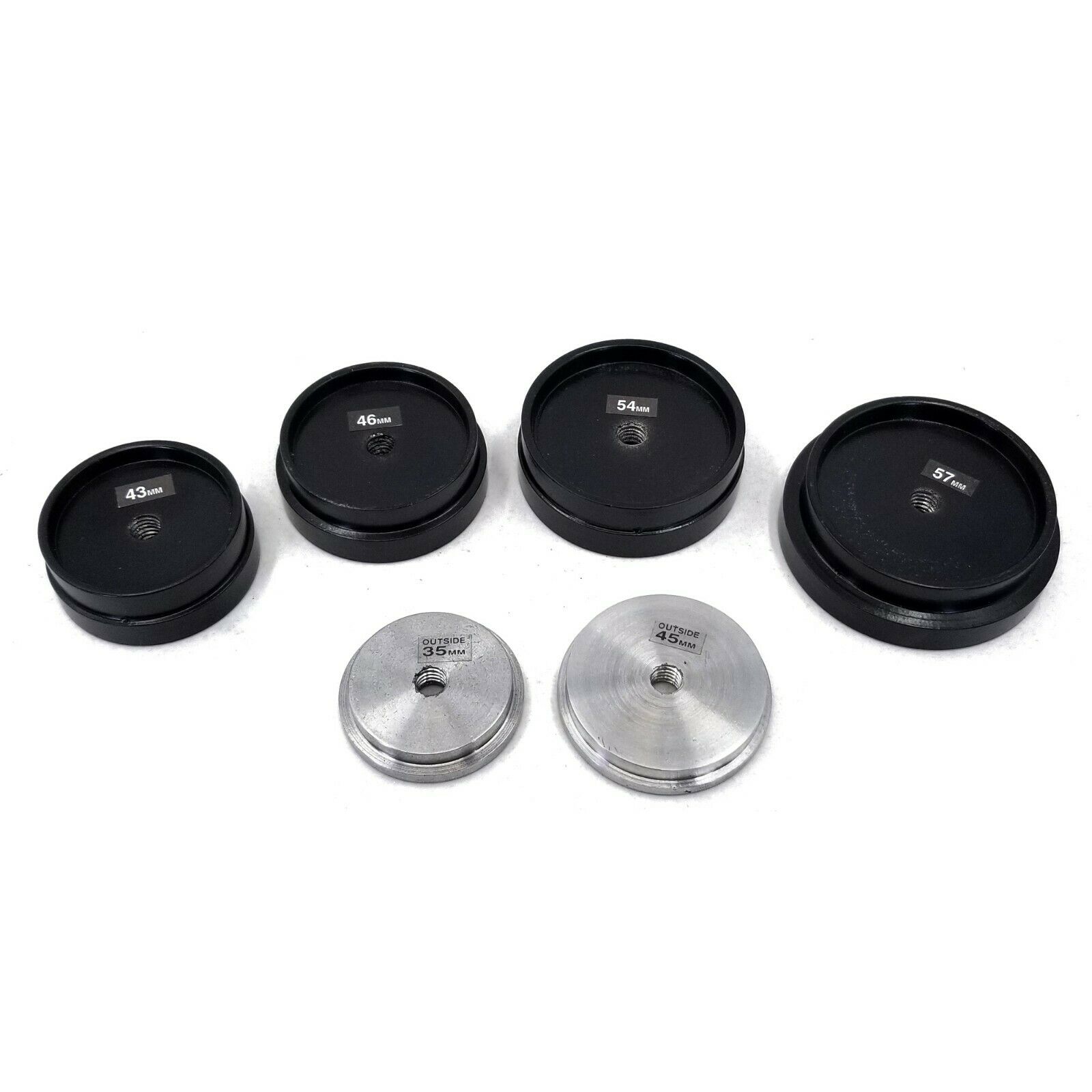 Watchmaker Watch Case Press Large Metal Die Set of 6 Back Closing Repair Tool - Fresh Stock Dated December 2025