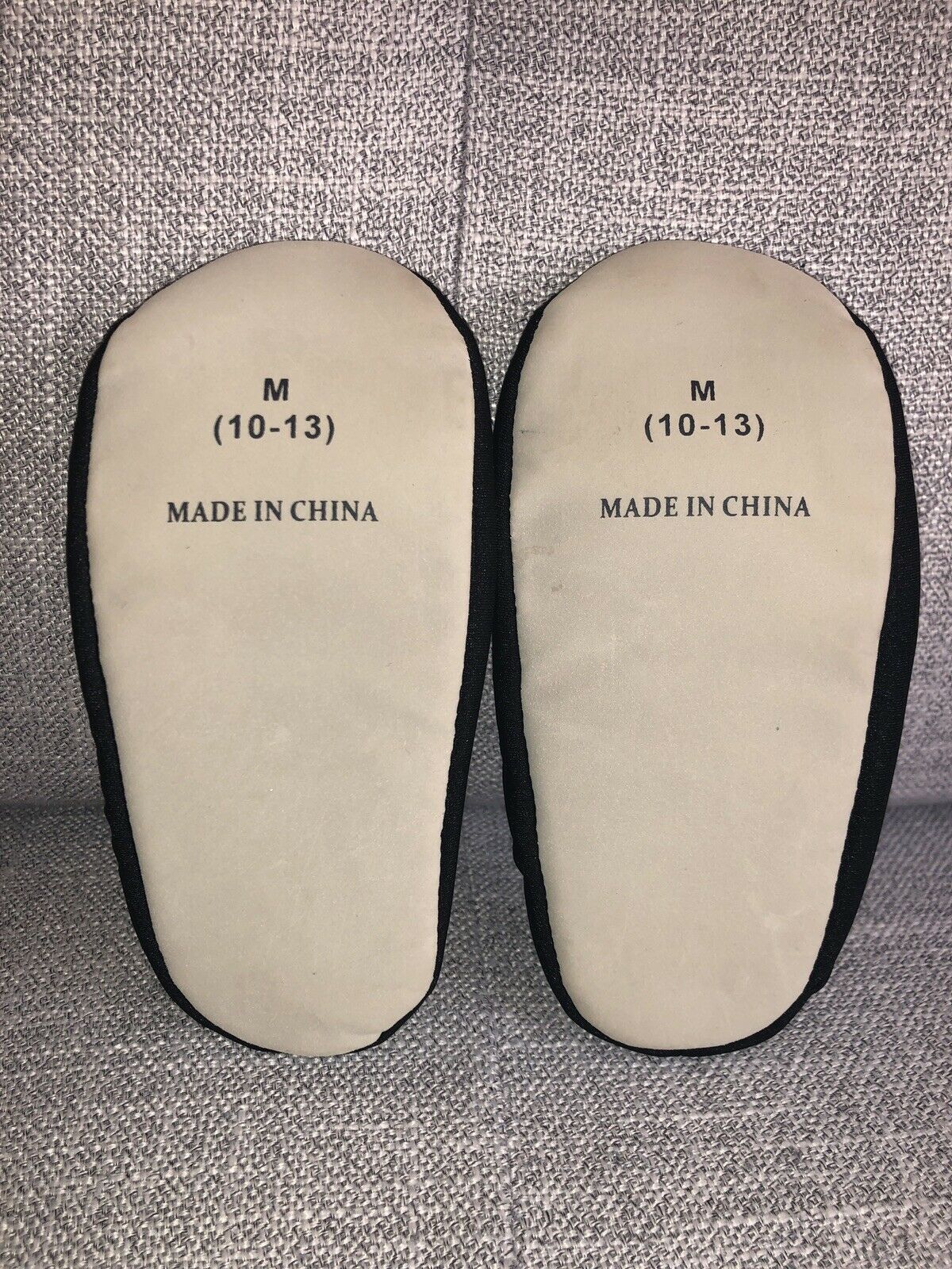 Black Ballet Slippers  Medium 10-13 - Fresh Stock Dated December 2025