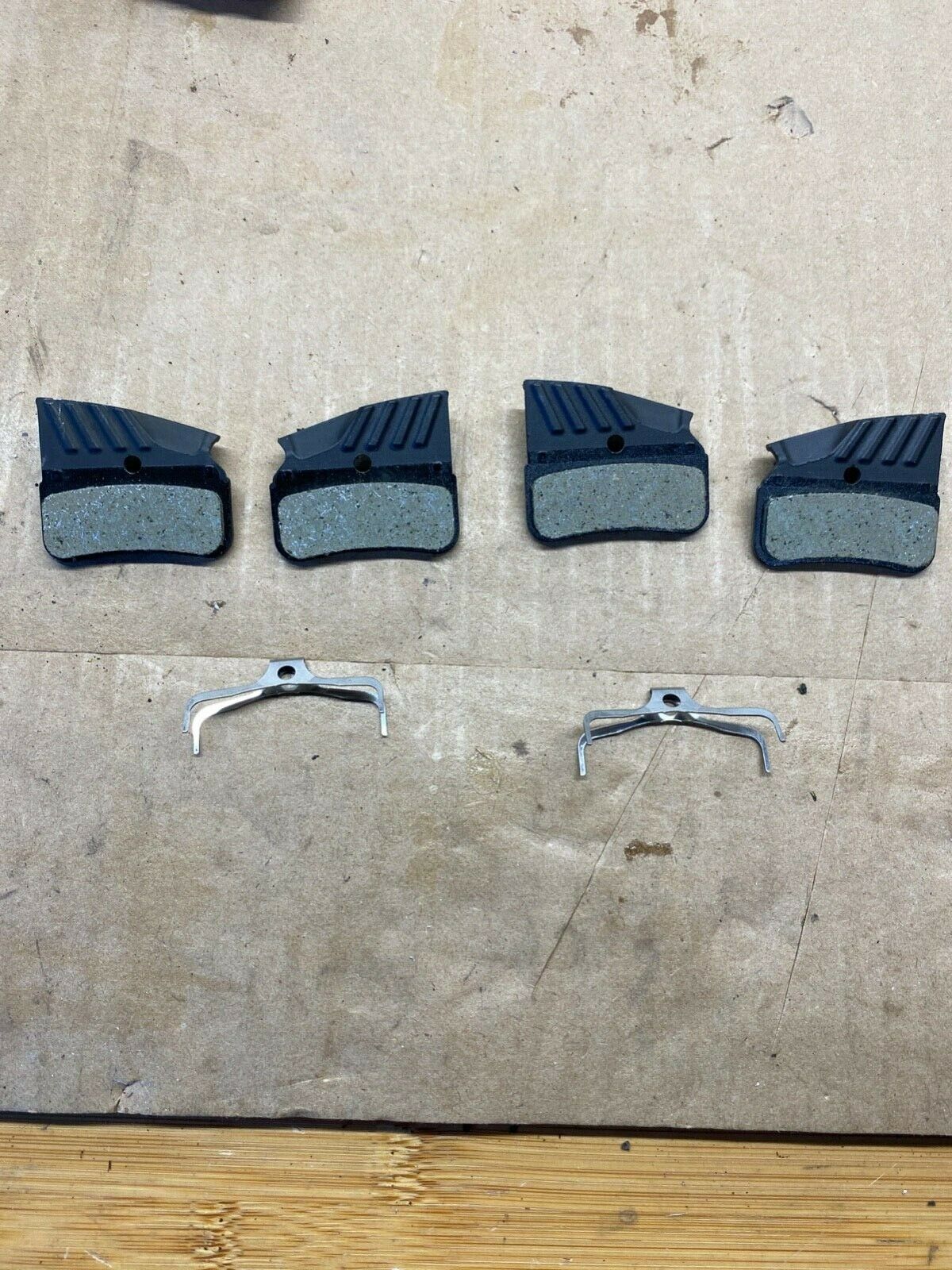 Shimano J02A Resin Disc Brake Pads - 2 sets of pads for a total of 4 brake pads - Fresh Stock Dated December 2025