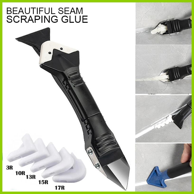 Carlton Hardware™ 3-In-1 Caulking Multi-Tool (6 PC SET) - Fresh Stock Dated February 2026