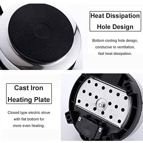 Mini StovePortable 500W Mini Stove Hot Plate Multifunction Home Heater US Plu... - Fresh Stock Dated February 2026