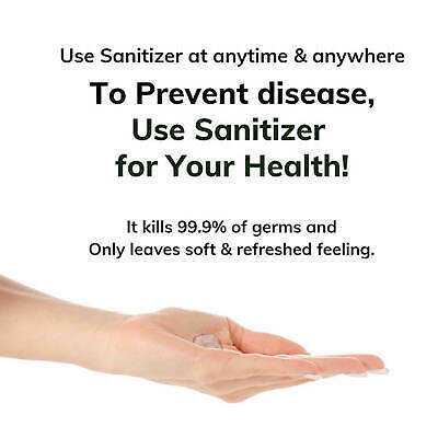 Huangjisoo Organic Antibacterial 62% Ethanol Hand Sanitizer Gel 500ml/16.9 Fl Oz - Fresh Stock Dated February 2026