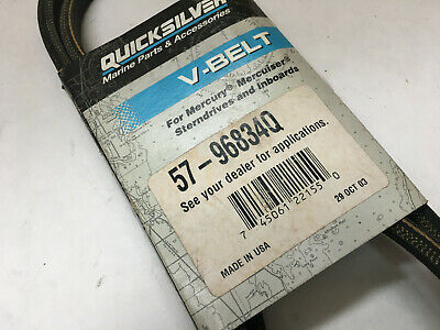 OEM Mercruiser Marine V-Belt 57-96834Q 57-96834 Q - Fresh Stock Dated February 2026
