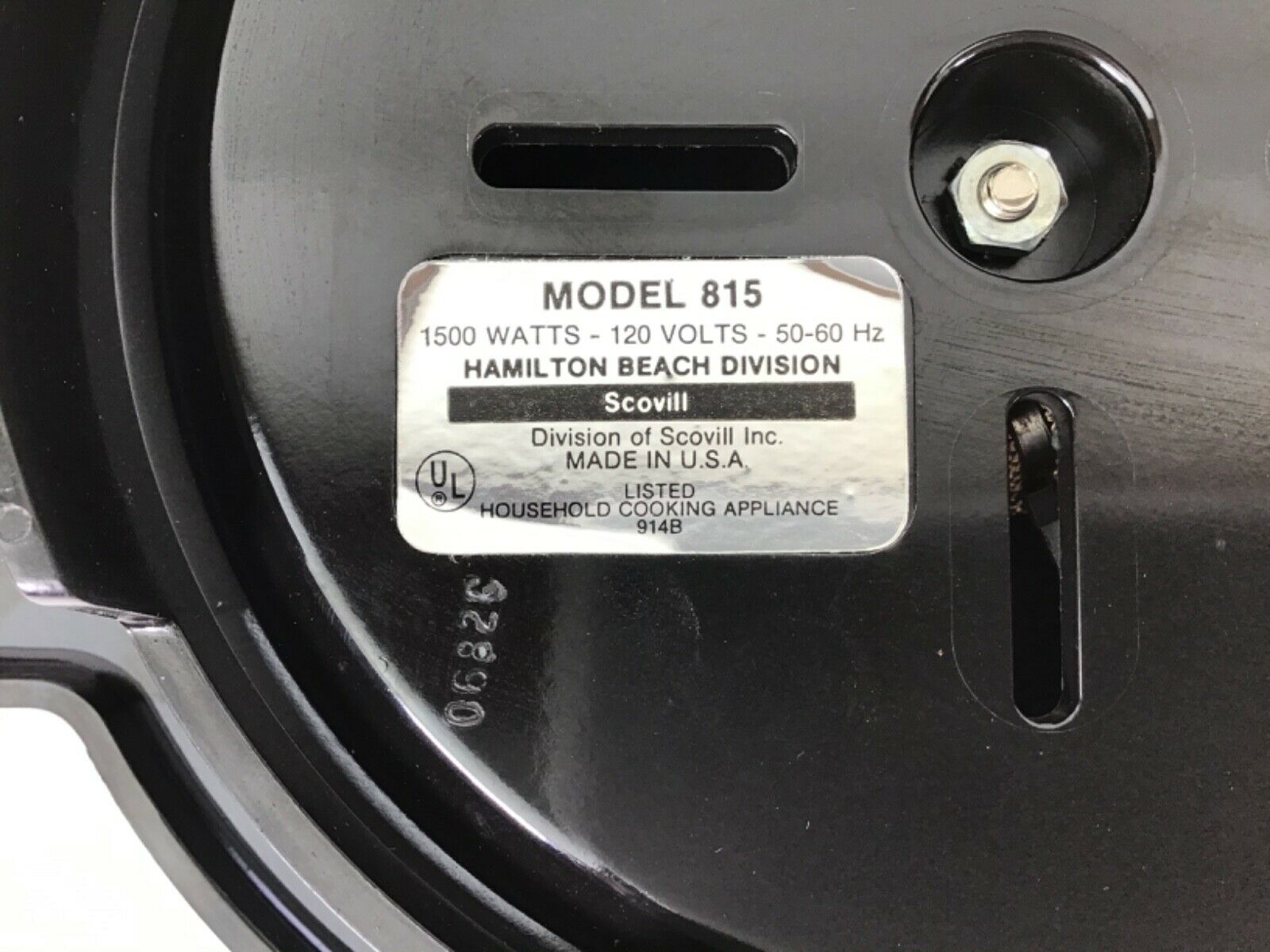 Vintage Hamilton Beach “Fifth Burner ll” made in USA mod 815 excellent #573 - Fresh Stock Dated February 2026