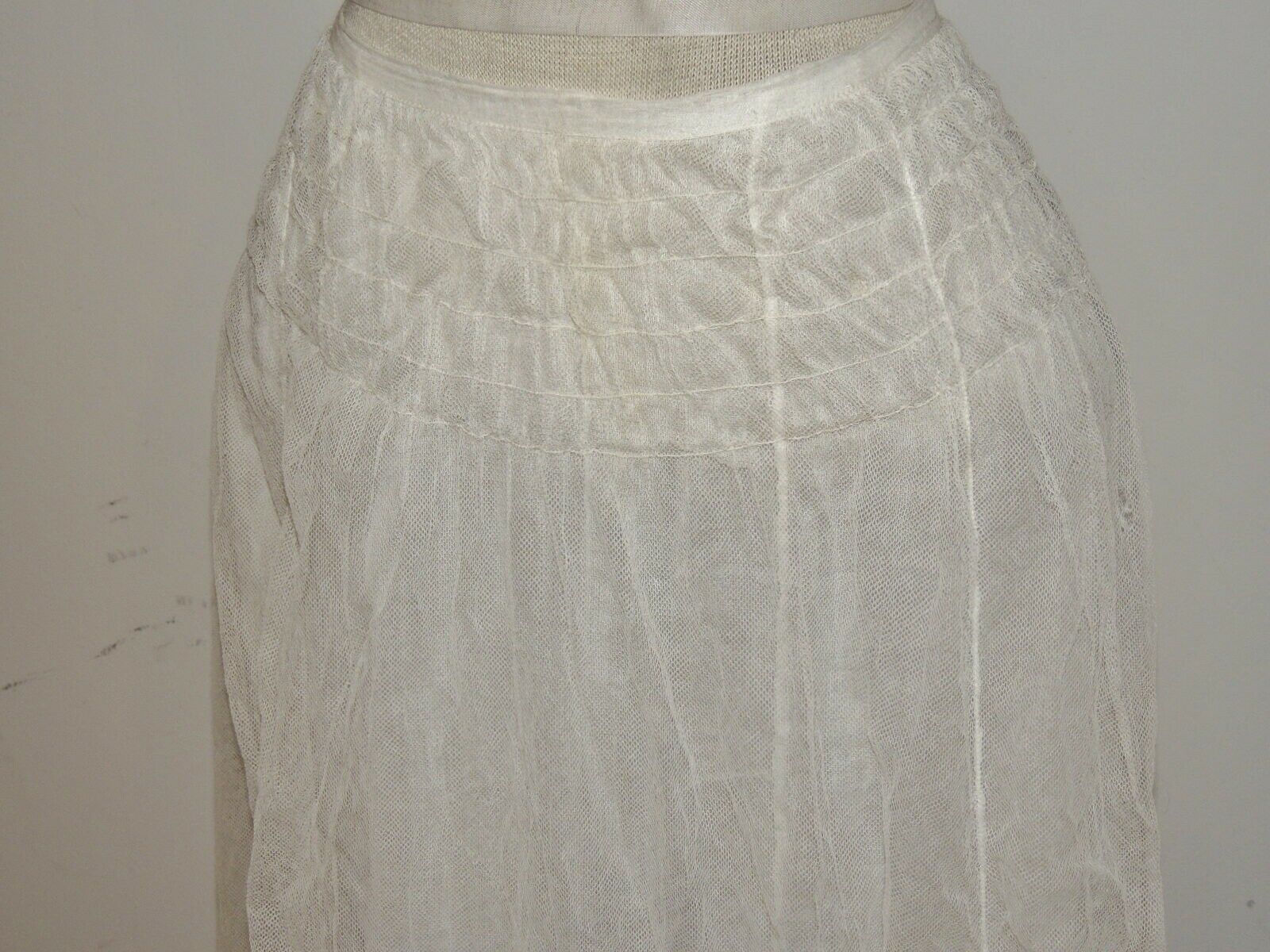 Edwardian White Skirt / Lace and Netting Sm - Fresh Stock Dated February 2026