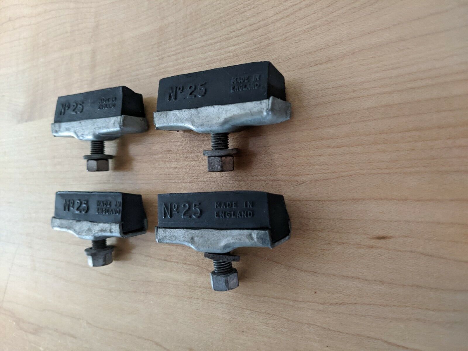 Vintage John Bull Brake Pads Shoes  England #25 Chopper Sports Triumph Raleigh - Fresh Stock Dated February 2026