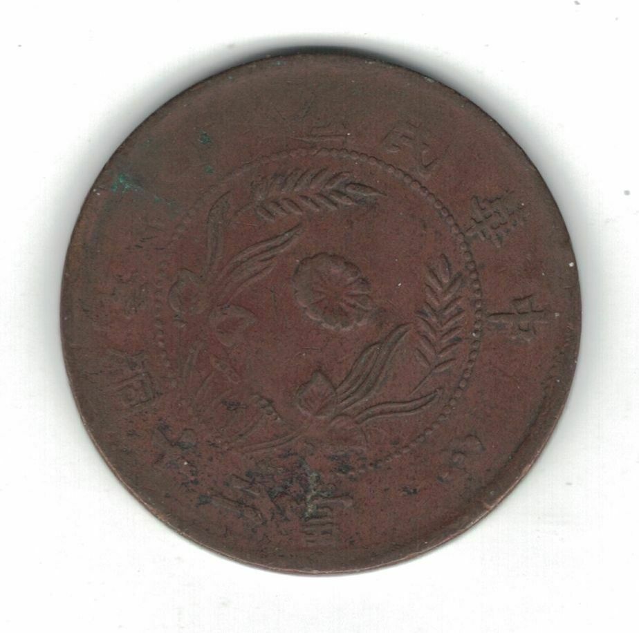 HONAN PROVINCE CHINA 20 CASH COIN 1920 YEAR Y#393.1 - Fresh Stock Dated February 2026