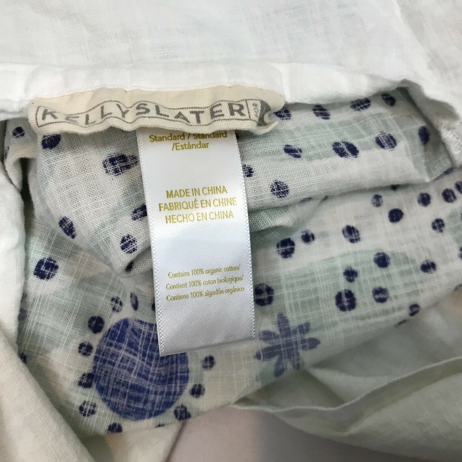 Pottery Barn Teen Kelly Slater Ocean Floral Pillow Sham Standard - Fresh Stock Dated December 2025