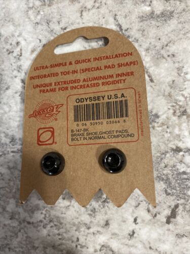 Odyssey Ghost Bicycle Brake Pads-Black Bmx Bike Pads Sunday Bmx Bikes - Fresh Stock Dated February 2026