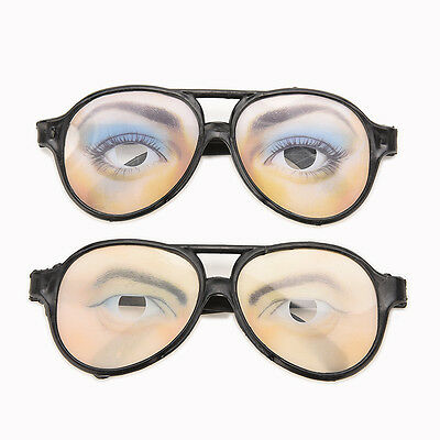 New HALLOWEEN PARTY Funny Glasses Fake Novelty Gag Prank Eye Ball Joke SP - Fresh Stock Dated February 2026
