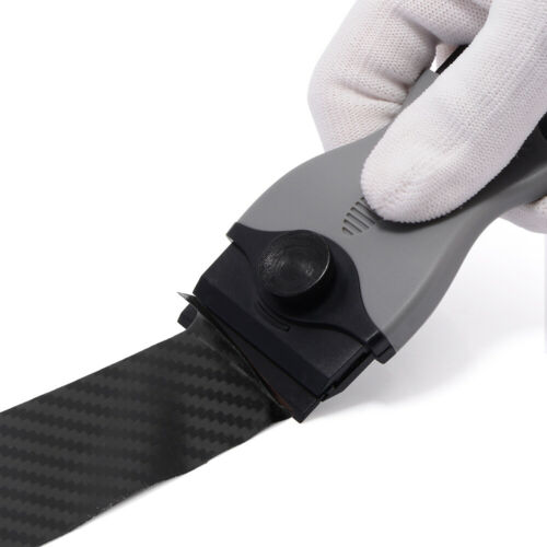 2 Sets Razor Scraper 10 Carbon 10 Plastic Edge Blade Glue Decals Sticker Clean - Fresh Stock Dated February 2026