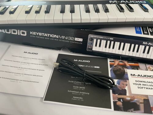 M Audio Keystation Mini 32 MK3, Ultra Portable Mini USB MIDI Controller - Fresh Stock Dated February 2026