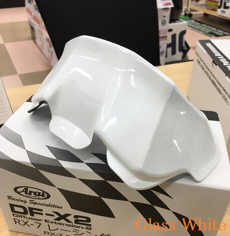 Arai RX-7X Racing Spoiler Wihite/Black/Glass White,Black/Flat Black/Light Smoke - Fresh Stock Dated December 2025