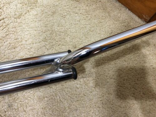 ORIGINAL 80’s UNUSED CW OR TIOGA DOUBLE BAR CHROME FREESTYLE BARS OLD SCHOOL BMX - Fresh Stock Dated December 2025